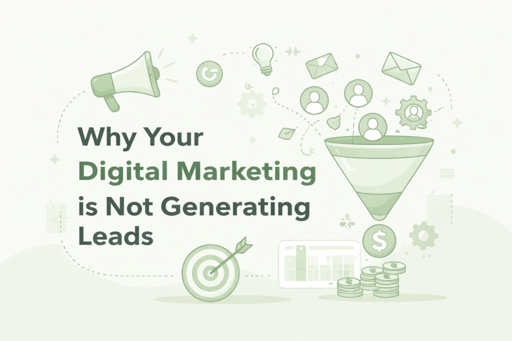 Why Your Digital Marketing is Not Generating Leads (And How to Fix It)